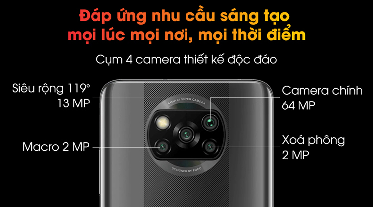 Điện Thoại Xiaomi POCO X3 NFC (6GB/128GB) - Hàng Chính Hãng
