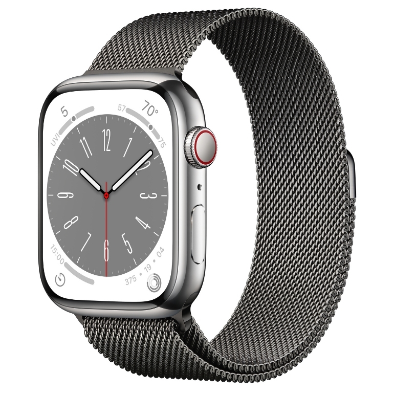 Đồng hồ thông minh Apple Watch Series 8 45mm 4G viền thép dây thép