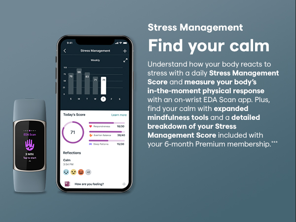 Fitbit Charge 5 Stress Management 