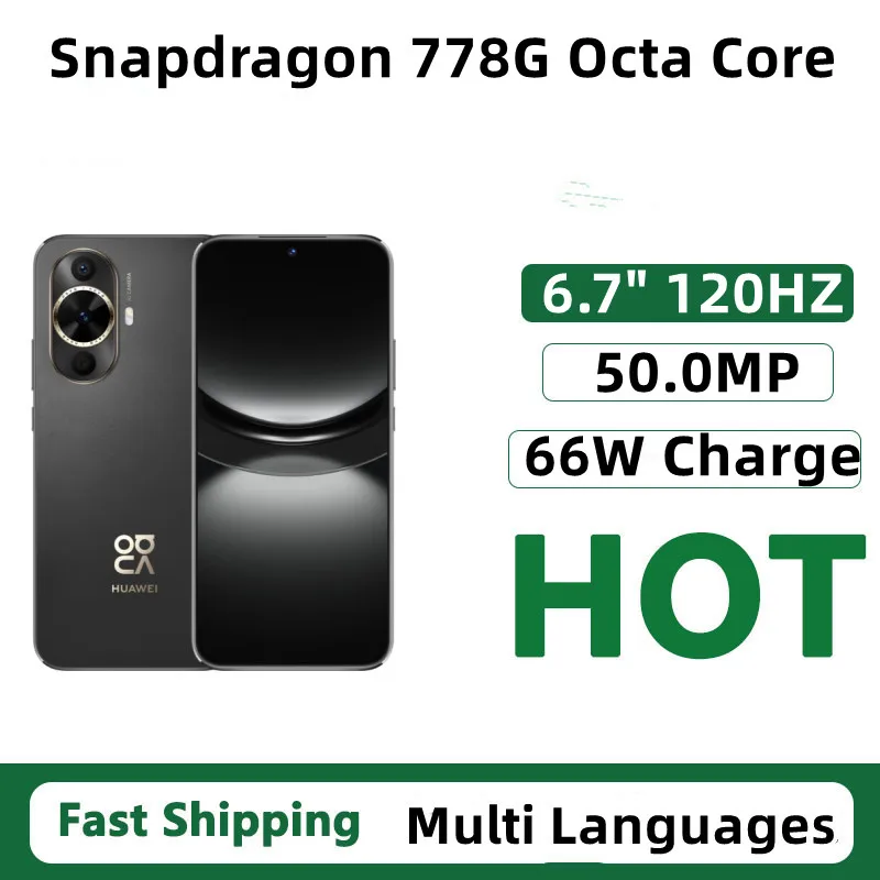 Điện thoại di động HuaWei Nova 12 Lite Snapdragon 778G Harmony OS 4.0 Face ID 6.7\\